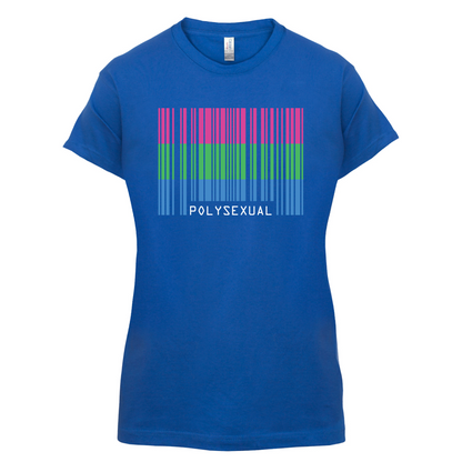 LGBT Barcode Flags - PolySexual T Shirt