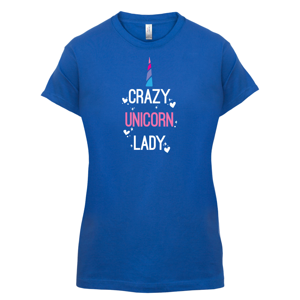 Crazy Unicorn Lady T Shirt