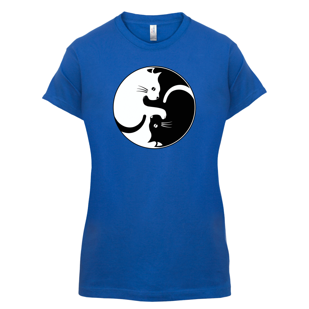 Yin Yang Cat T Shirt