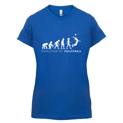 Evolution Of Woman Volleyball T Shirt