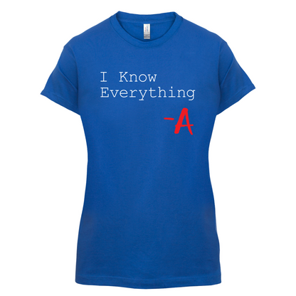 I Know Everything T Shirt