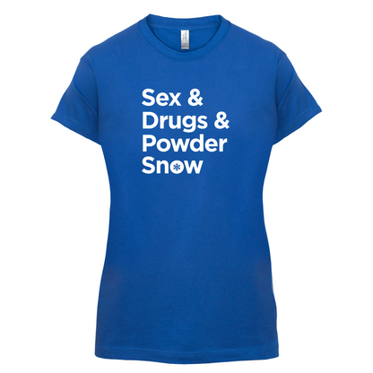 Sex & Drugs & Powder Ski T Shirt
