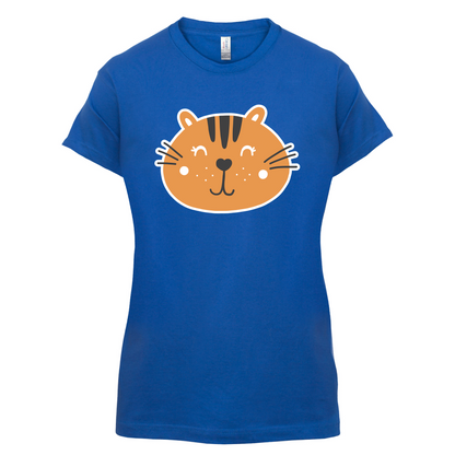 Smiley Face Tiger T Shirt