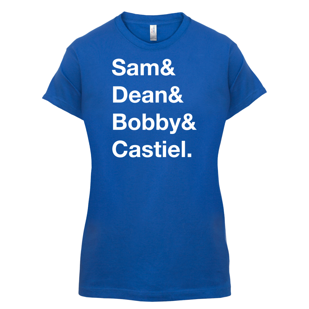 Sam & Dean & Bobby & Castiel T Shirt