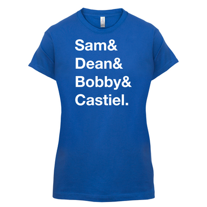 Sam & Dean & Bobby & Castiel T Shirt
