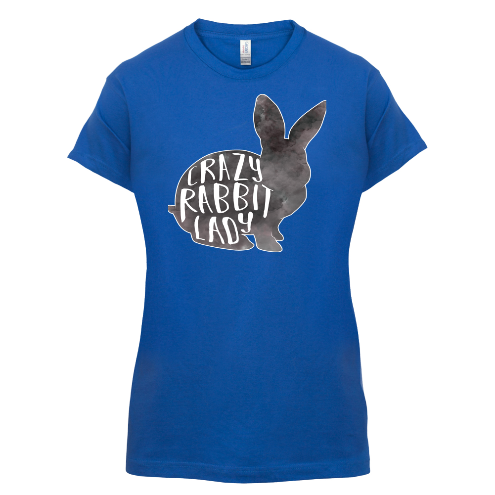 Crazy Rabbit Lady T Shirt