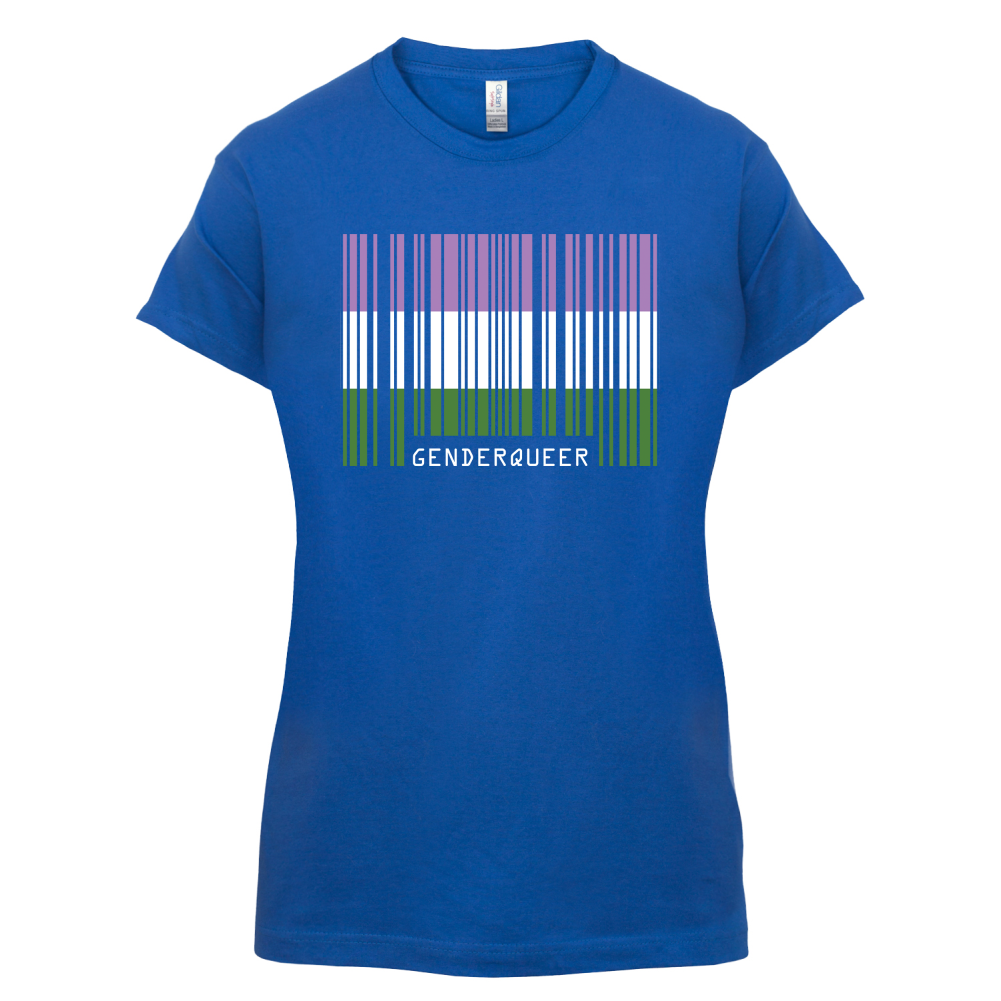 LGBT Barcode Flags - Gender Queer T Shirt