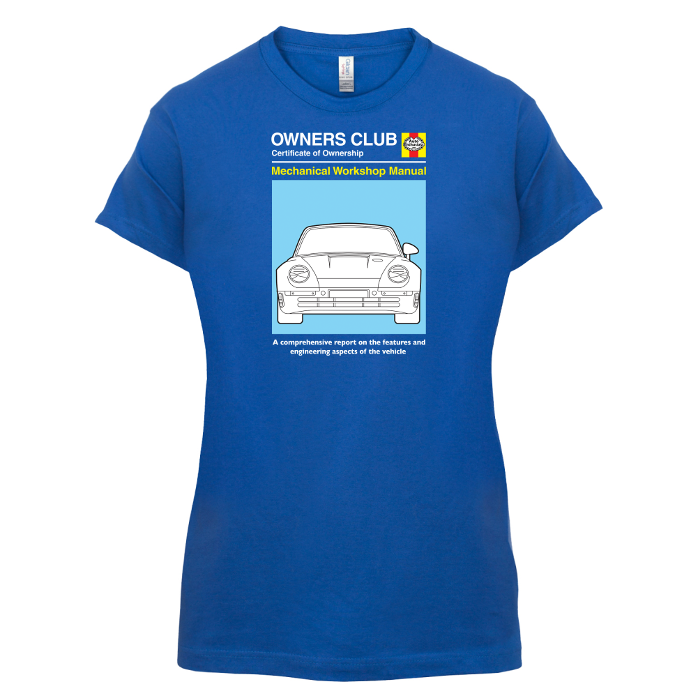 Car Owners Manual 959 Turbo T Shirt