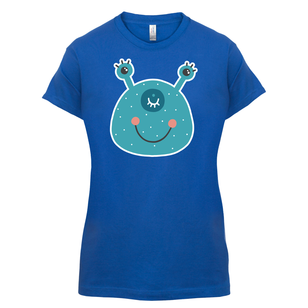 Smiley Face Alien T Shirt