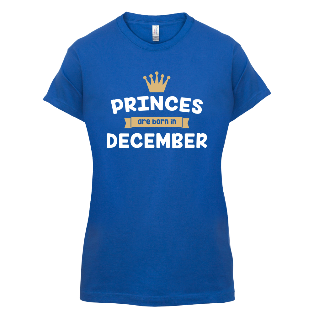Princes Are Born In December T Shirt