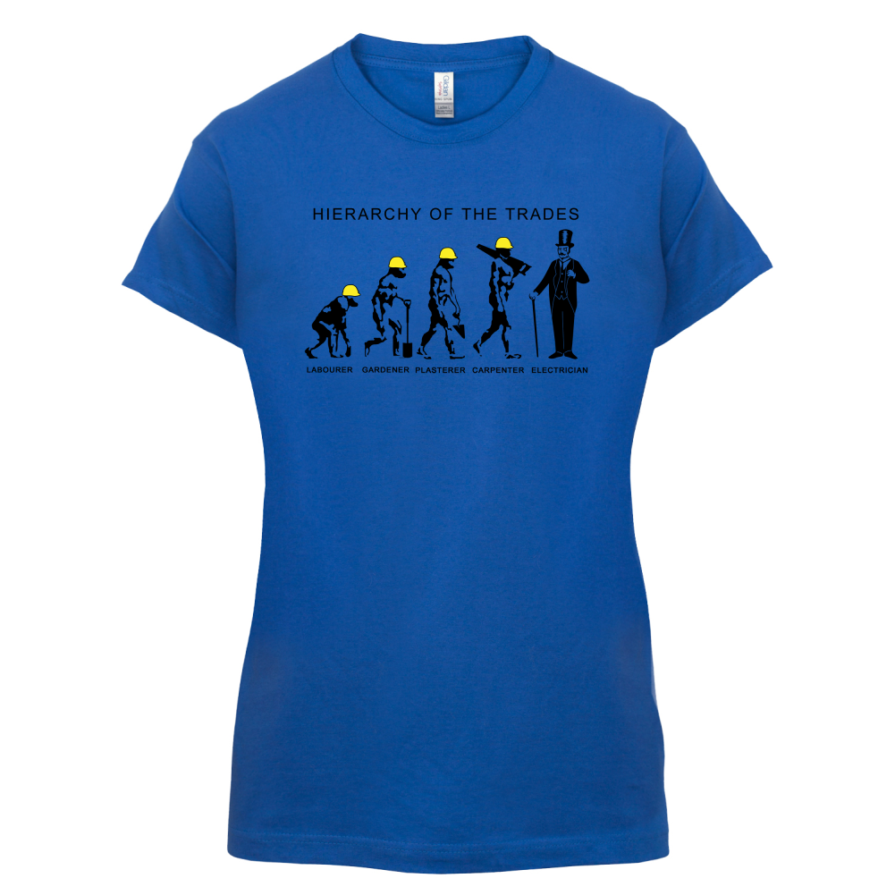 Hierarchy of Trades Electricians T Shirt