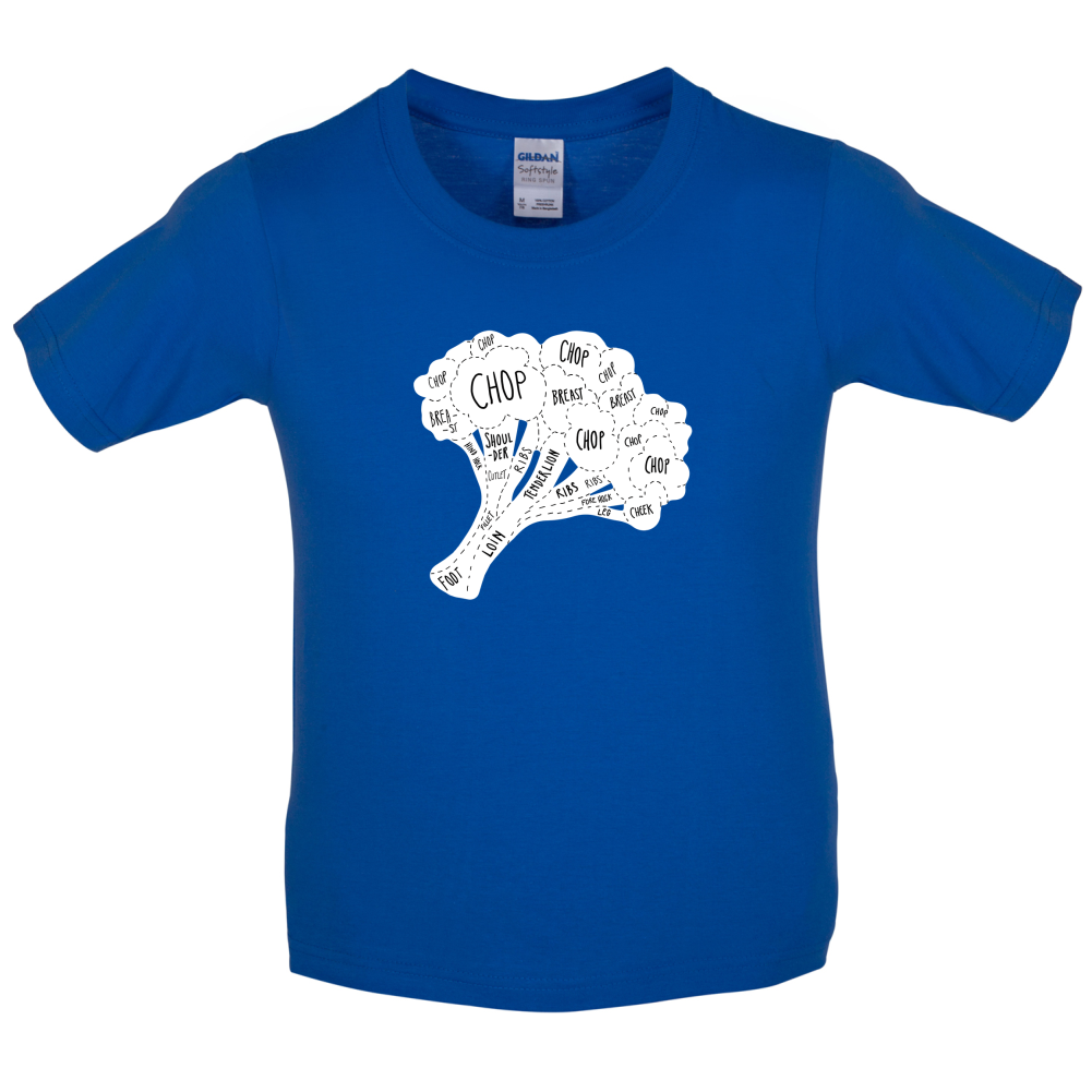 Butcher Broccoli Diagram Kids T Shirt