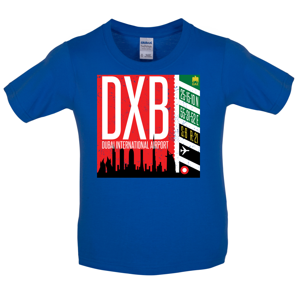 Dubai Airport Kids T Shirt