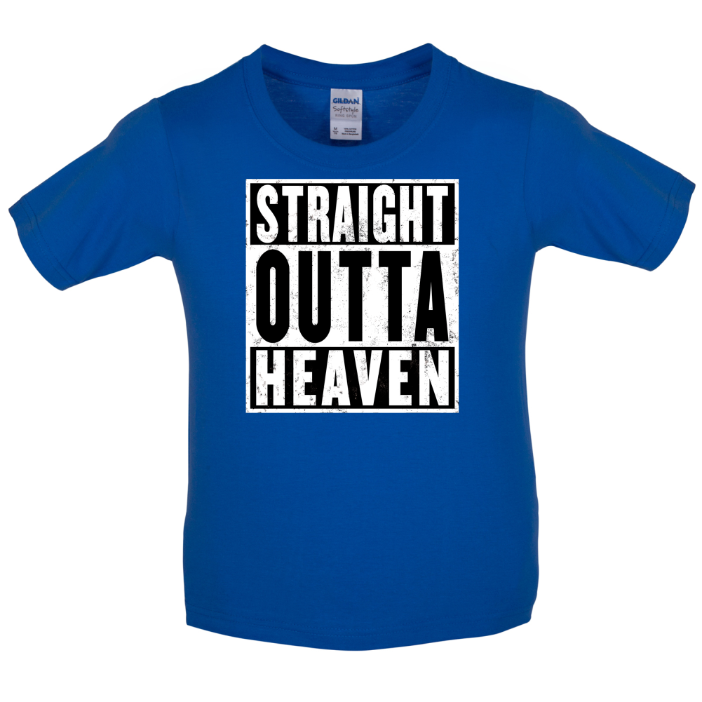 Straight Outta Heaven Kids T Shirt