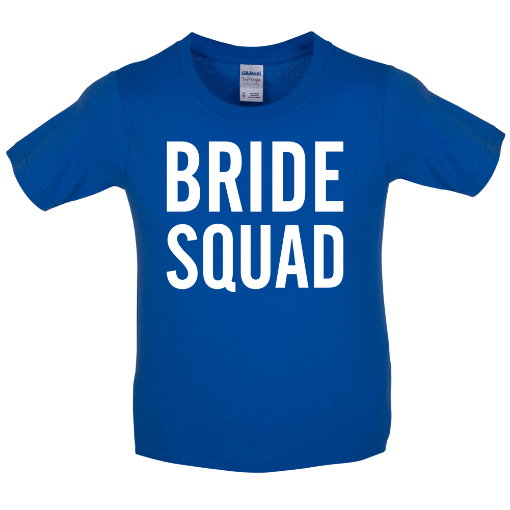 Bride Squad Kids T Shirt
