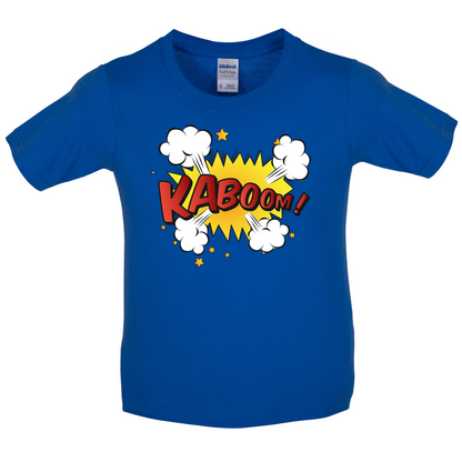 Kaboom! Word Art Kids T Shirt