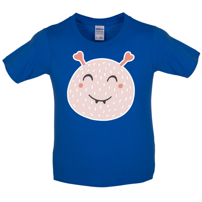 Smiley Face Blob Kids T Shirt