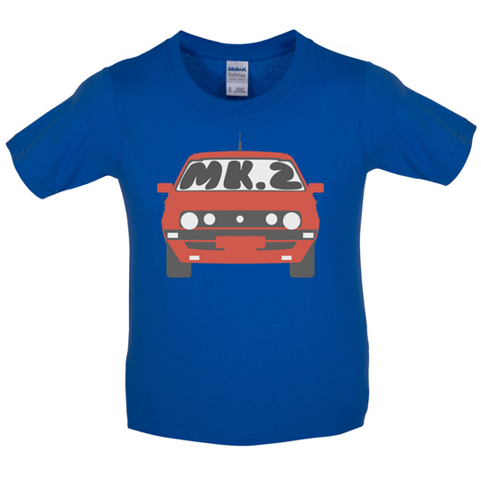 Golf MK2  - Bubble Kids T Shirt