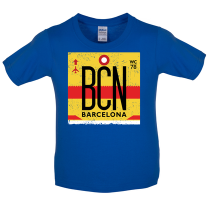 Barcelona Airport  Kids T Shirt