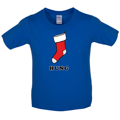 Hung Stocking Kids T Shirt