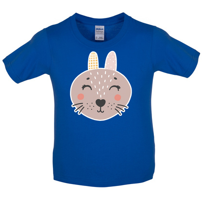 Smiley Face Mrs Rabbit Kids T Shirt