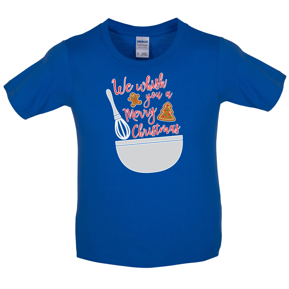 We Whisk You A Merry Christmas Kids T Shirt