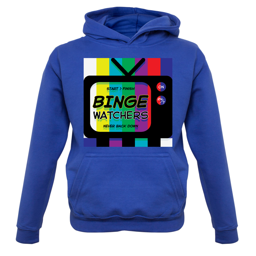Binge Watchers Kids T Shirt
