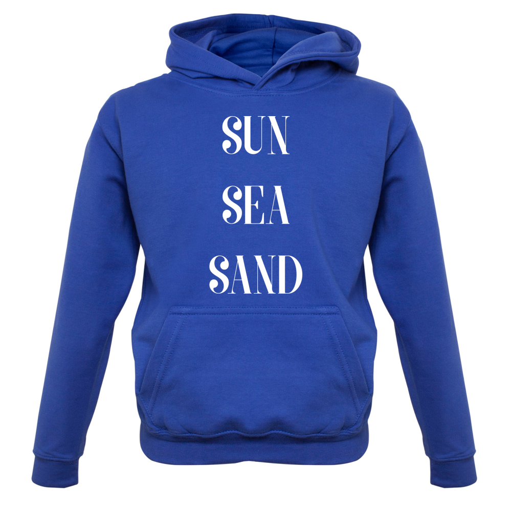 Sun Sea Sand Kids T Shirt