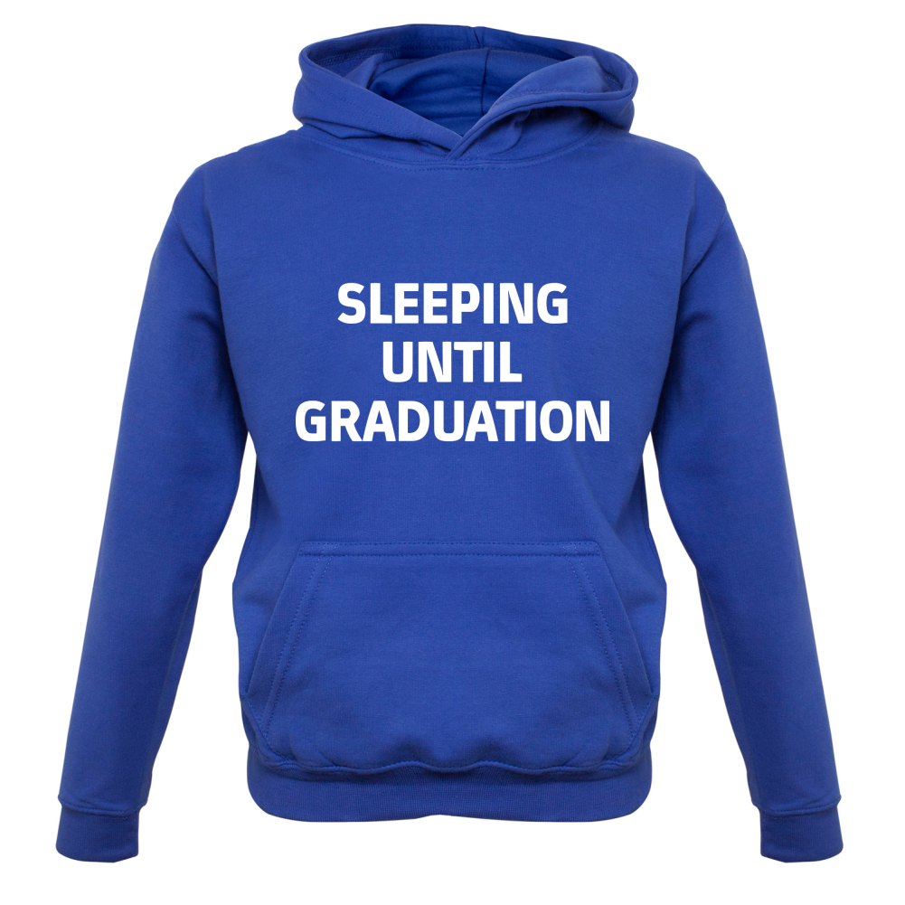 Seeping Until Graduation Kids T Shirt