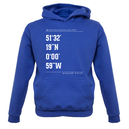 Stadium Coordinates Hammer Kids T Shirt