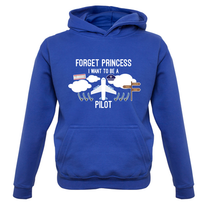 Forget Princess Pilot Kids T Shirt