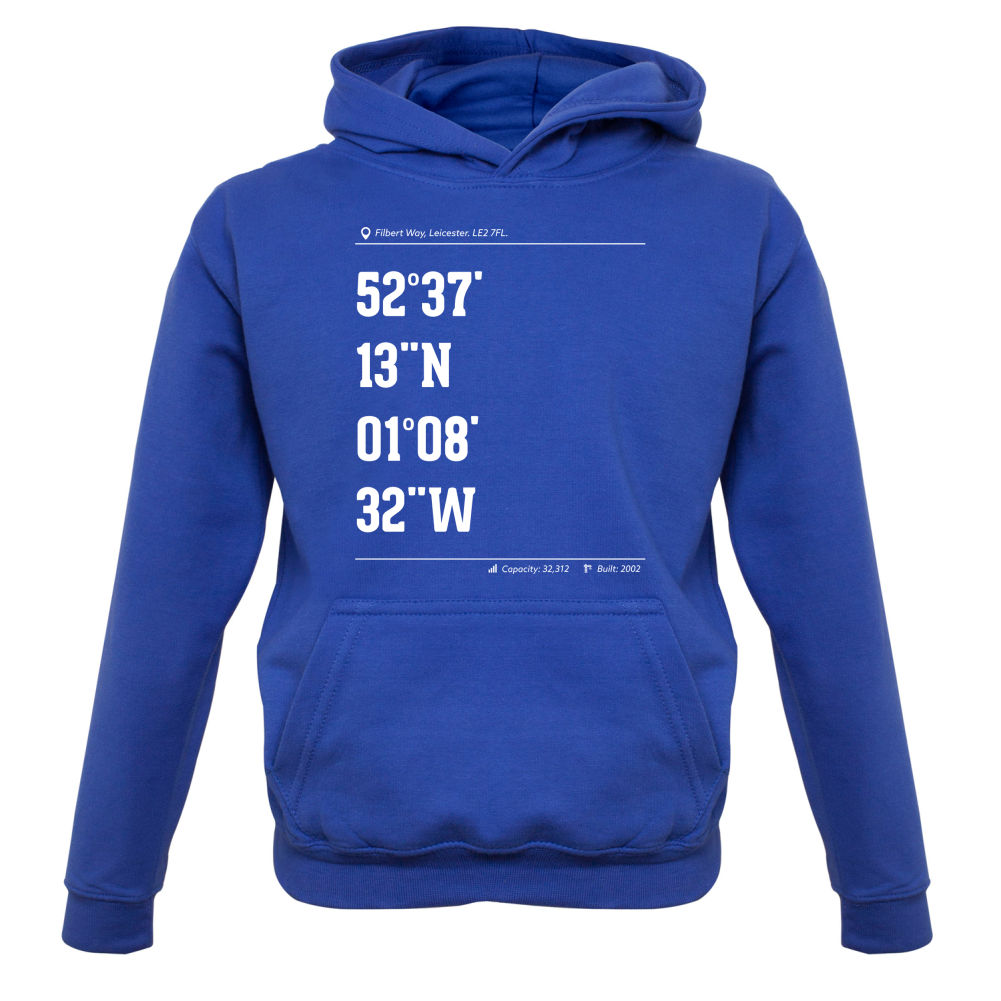 Stadium Coordinates Leicester Kids T Shirt