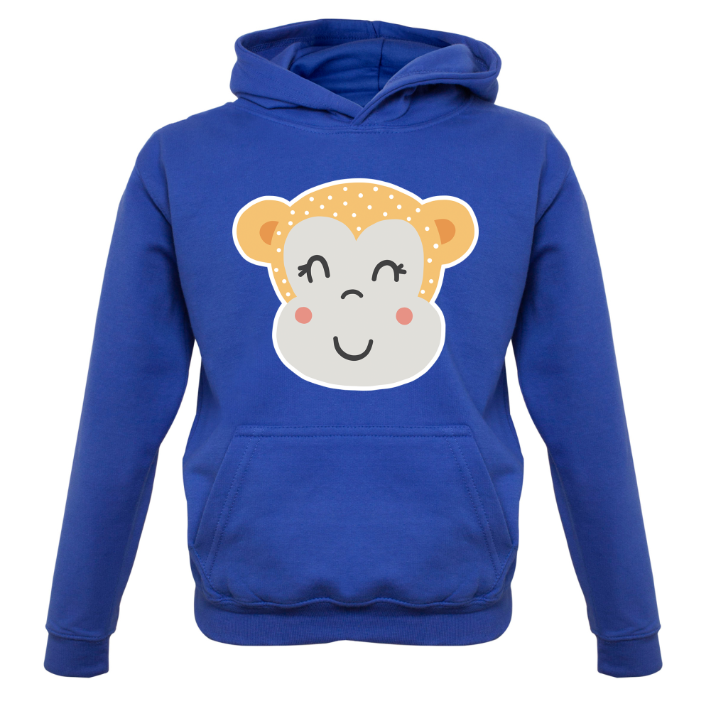 Smiley Face Monkey  Kids T Shirt