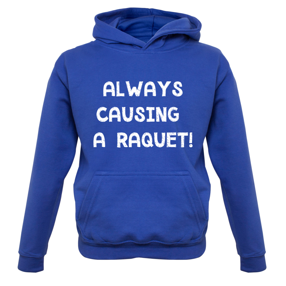 Causing A Raquet Kids T Shirt
