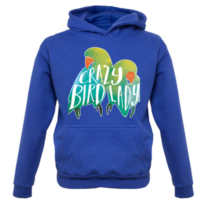 Crazy Bird Lady Kids T Shirt