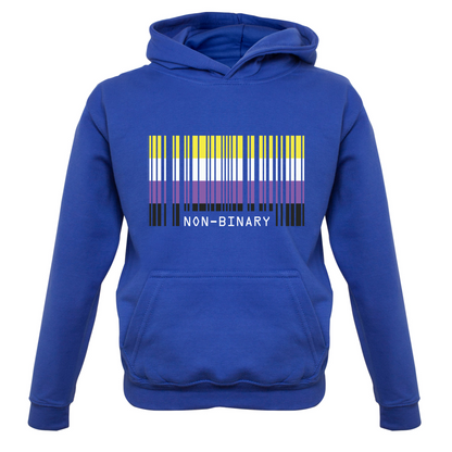 LGBT Barcode Flags - Nonbinary Kids T Shirt