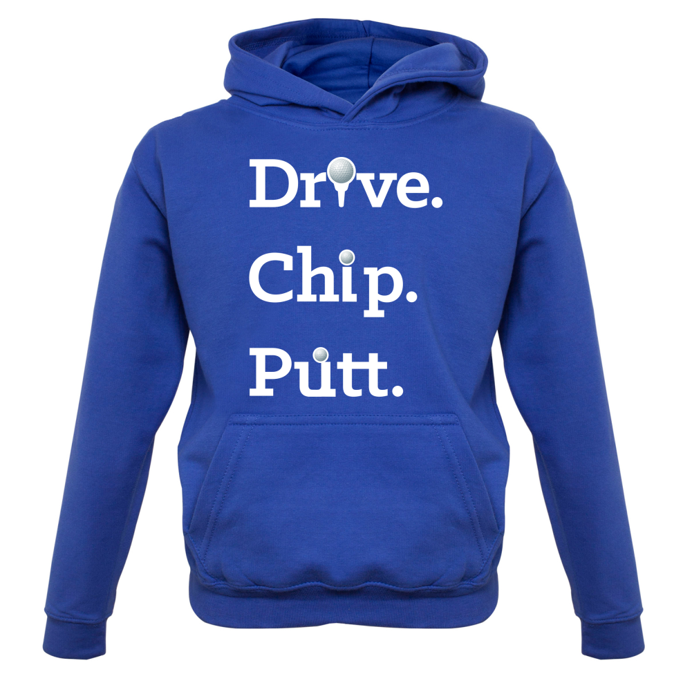 Drive Chip Putt Kids T Shirt