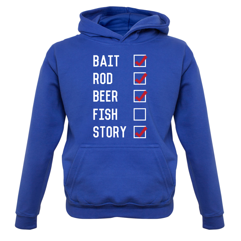 Fishing Checklist Kids T Shirt
