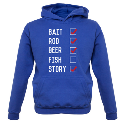 Fishing Checklist Kids T Shirt