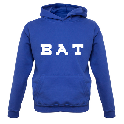 Justcie Bat College Style Kids T Shirt