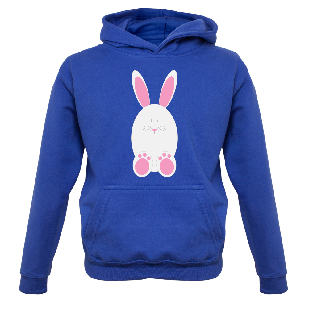 White Easter Bunny Kids T Shirt