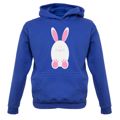 White Easter Bunny Kids T Shirt