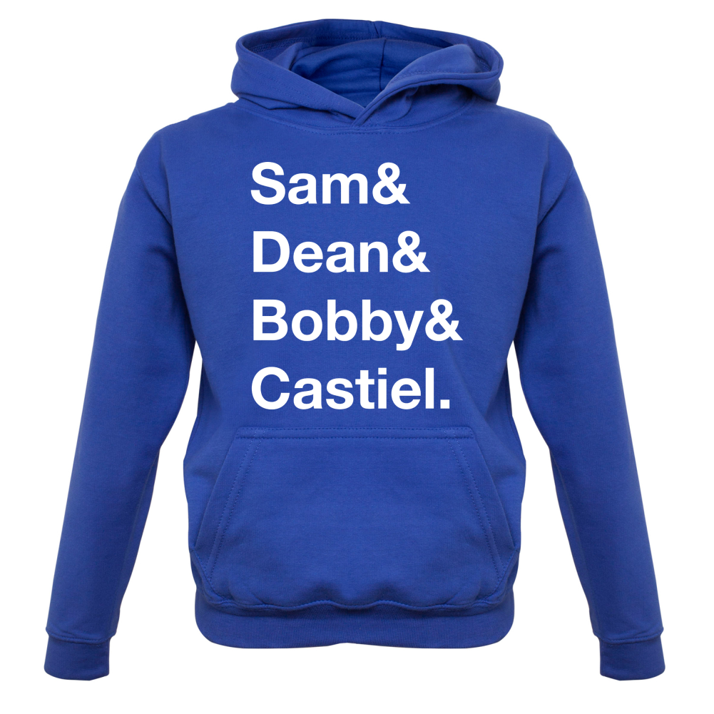 Sam & Dean & Bobby & Castiel Kids T Shirt