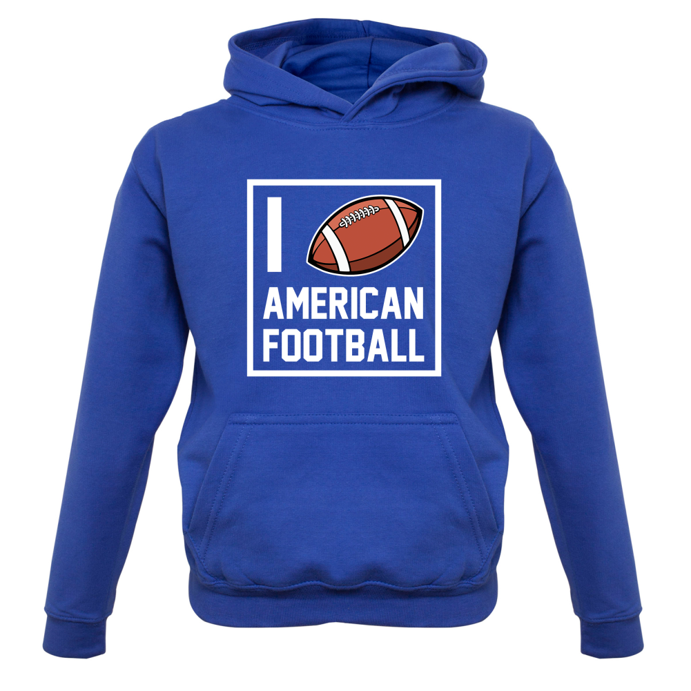 I Heart American Football Kids T Shirt