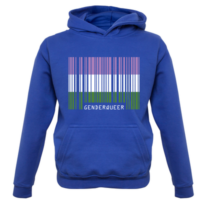 LGBT Barcode Flags - Gender Queer Kids T Shirt