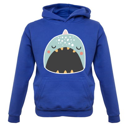 Smiley Face Narwhal Kids T Shirt