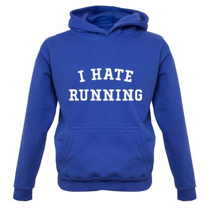 I Hate Running Kids T Shirt