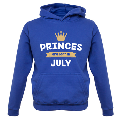 Princes Are Born In July Kids T Shirt