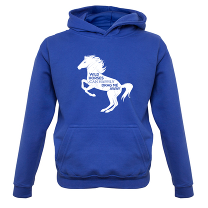Wild Horses Can Drag Me Away Kids T Shirt