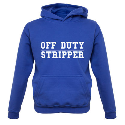 Off Duty Stripper Kids T Shirt